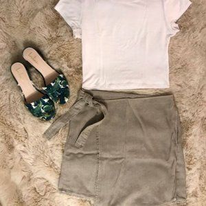 Cloth & Stone Wrap Skirt